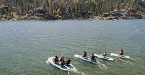 Neue aufblasbare Kayaks (iTrek) und das iEclipse von Hobie